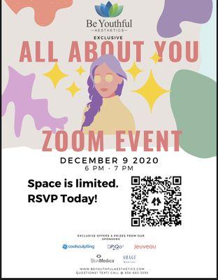 You don't want to miss this event! Limited space, RSVP Now!