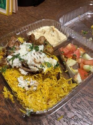 Chicken Shawarma Plate