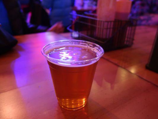 A delicious 12 oz serving of Roaring Table's Into the Tilt IPA (5.8% ABV), $6.