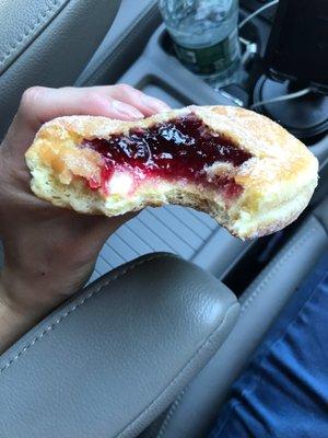 A delicious jelly Donut