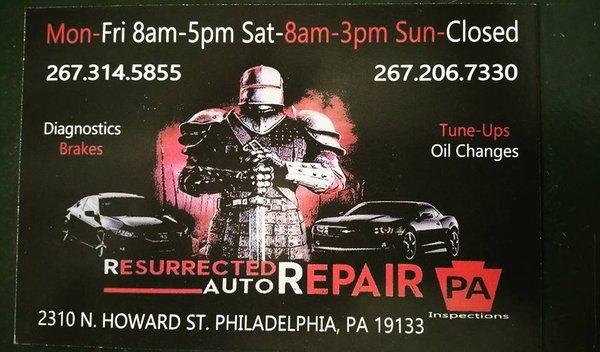 Resurrected Auto Repair