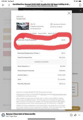 Photo of vehicle advertised on Bowser Chevrolet web site