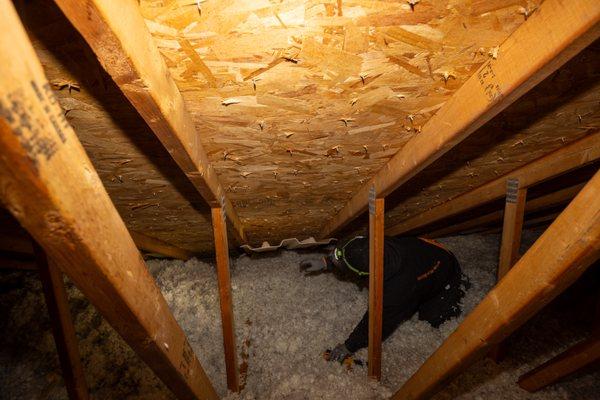 Attic Chute Installation: Ensuring optimal ventilation with our professional attic chute installation services.