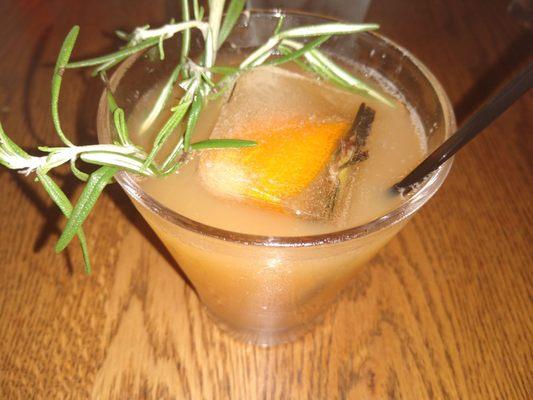 Rosemary honey old fashioned