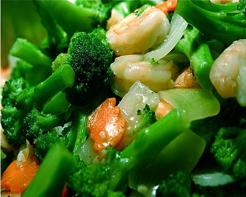 Shrimp with Broccoli 