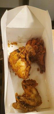 Breast, Wing, and Spicy Tender