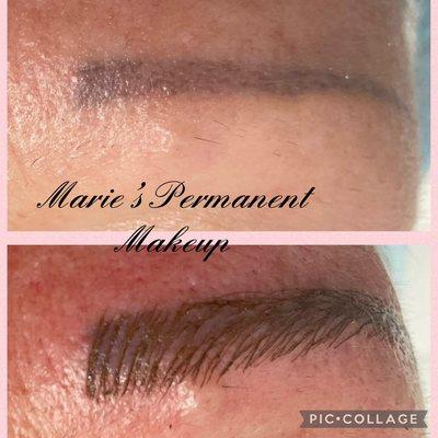 Microblading a fix up job