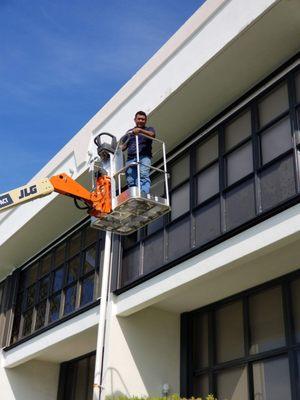 Seal with caulking windows