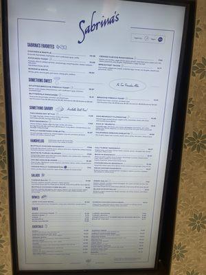 Menu picture