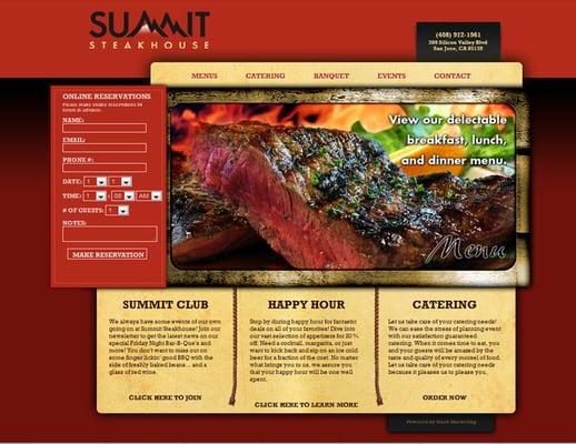 Restaurant web design is always fun. Each eatery has their own flavor and we try to capture that in the design and in the brand.