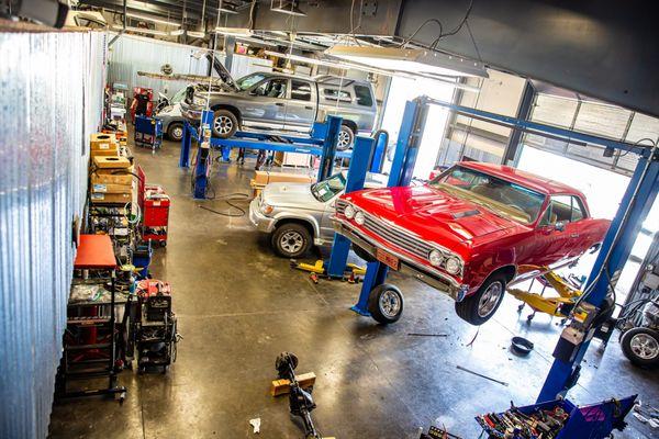 Action Automotive Repair in shop view