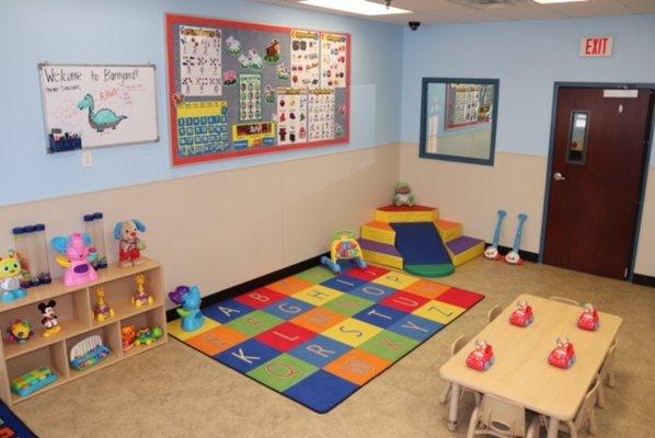 Barnyard Room is the perfect place for older infants to play!