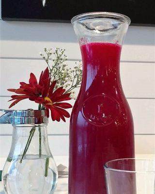 Delicious beet orange mimosas!