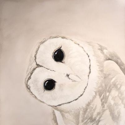 Owl painting