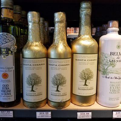 Fabulous olive oil selection