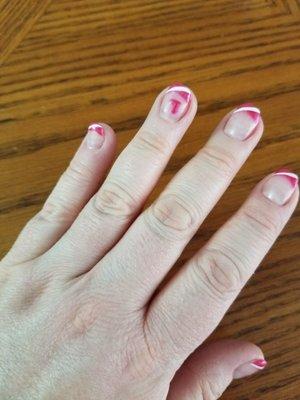 Valentine's day manicure