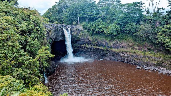 Rainbow Falls a little muddy but still nice.