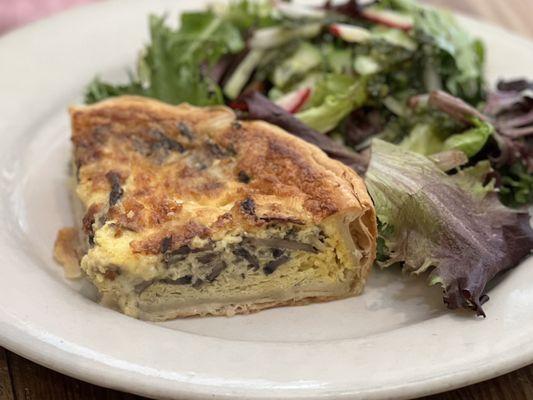 Mushroom & Gruyere Quiche