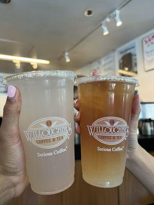 Lavender lemonade & half&half with black tea