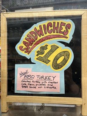 Sandwich sign