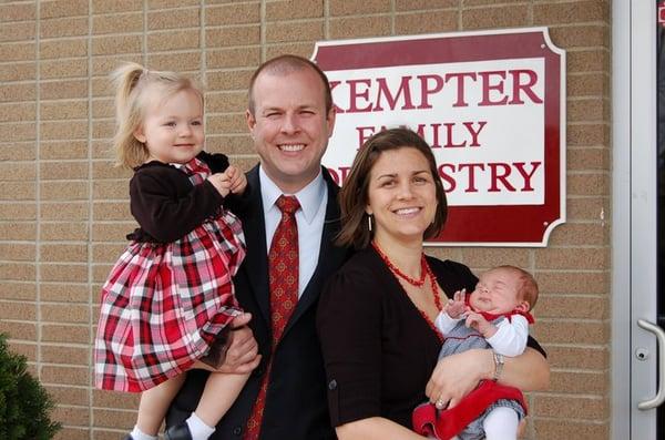 Dr. Kempter and his family 2011