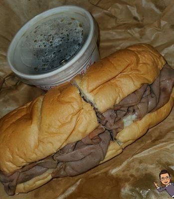 French dip, pretty good.