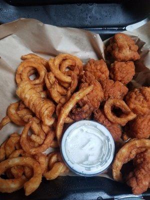 Wings and fries