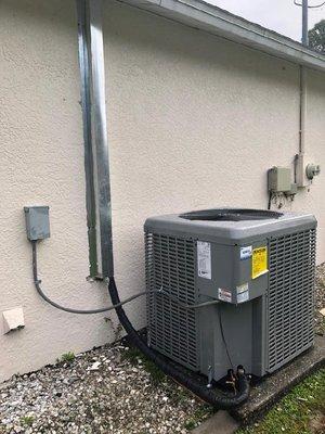 Condenser Installation.