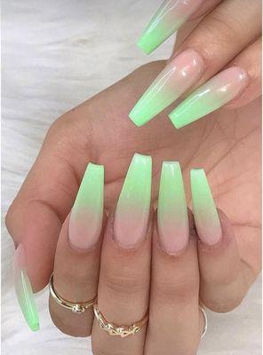 ombre acrylic set