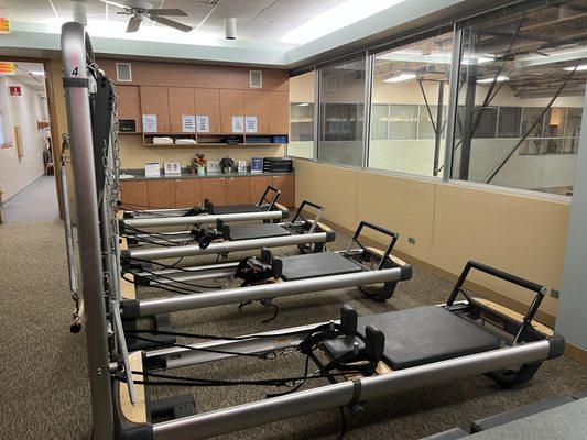 Ask the front desk about our Pilates Reformer Training classes offered in packages and drop-ins!