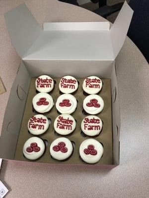 Red Velvet cupcakes from Sibby's cupcakes in San Mateo, a local favorite!