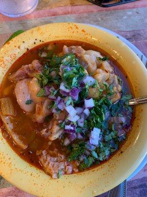 Menudo on a Sunday