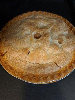 Apple pie.  Fresh out of my oven.