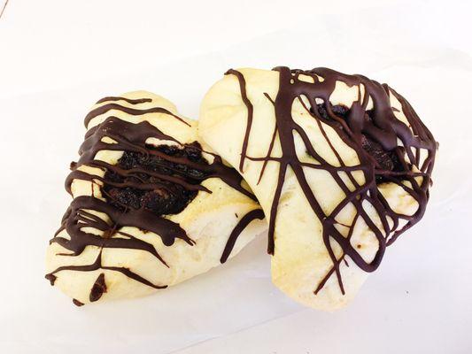 Large chocolate hamantaschen. $1.50ea. Happy Purim to all who celebrate!