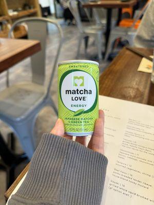 Sweetened Canned Matcha Drink