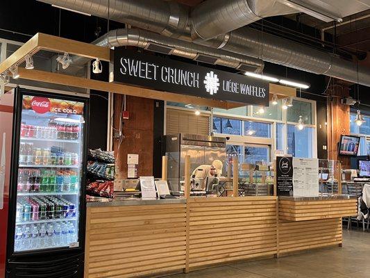 Sweet Crunch Store Front inside The Market