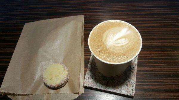 Alfajores and single latte