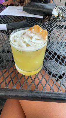 Jalapeño vodka drink