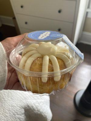 White chocolate raspberry Bundt cake