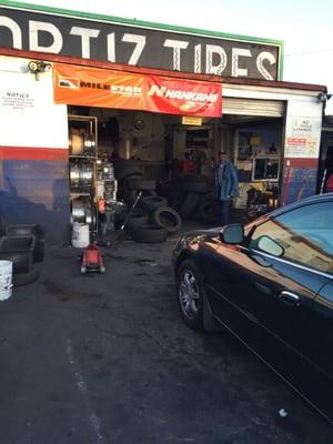 The tire shop