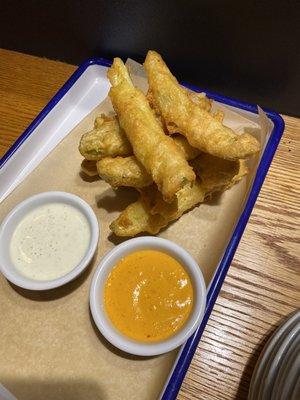 Fried pickles!