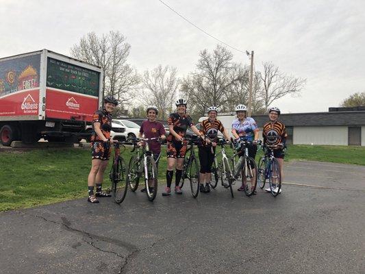 Friday night ladies ride. Every other Friday from the shop!