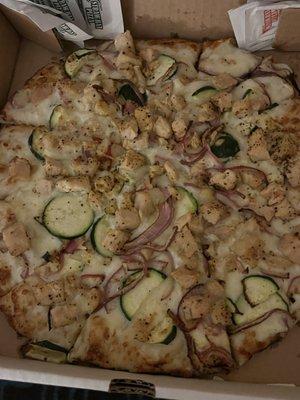 Lemon Pepper Chicken Original California Crust Pizza