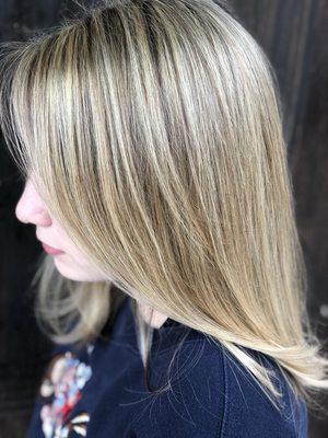 Full foil of blonde hilights