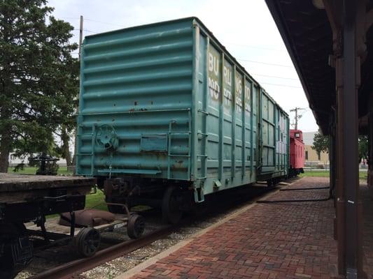 A boxcar.