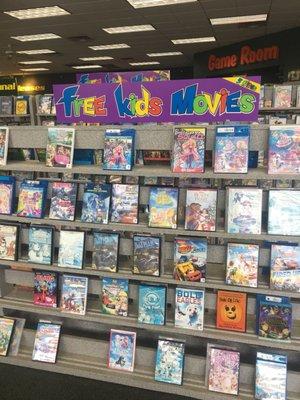 Free movies for the kids.