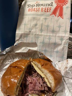 O.G. Roast beef with slice of provolone