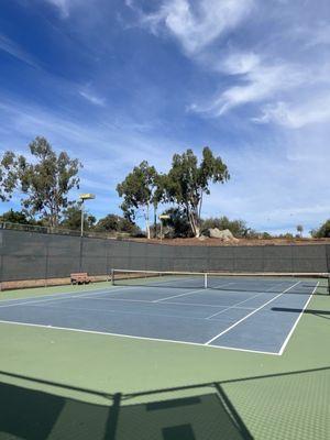 Tennis court.