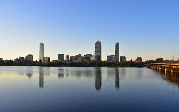 Great view of the Boston skyline