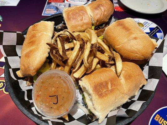 Hoagie & fresh fries